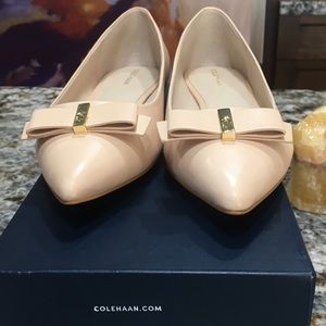 cole haan elsie bow skimmer ballet flat